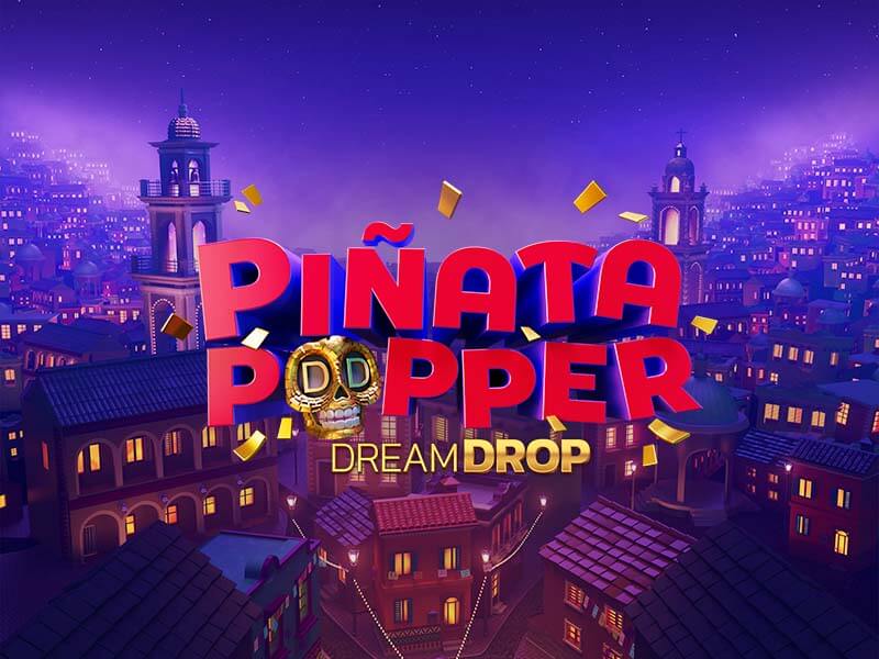 Esports event promotion background with Pinata Popper theme